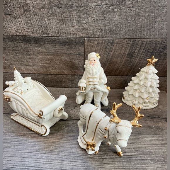 Kirkland Signature | Holiday | Kirklands Holiday Santa Reindeer Sleigh